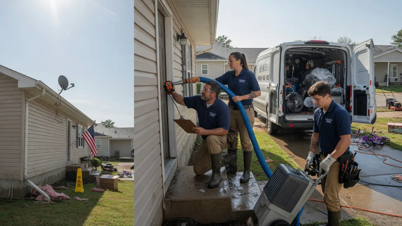 Ceiling Water Damage Restoration in Worthington, IN near me